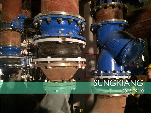 姑蘇金茂府項目配套上海淞江橡膠接頭防震軟接