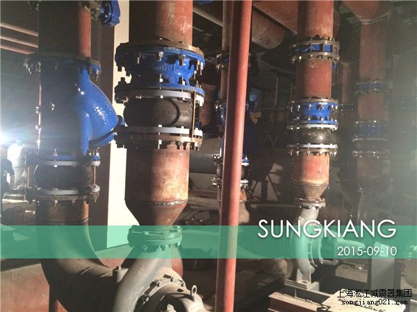 姑蘇金茂府項目配套上海淞江橡膠接頭防震軟接