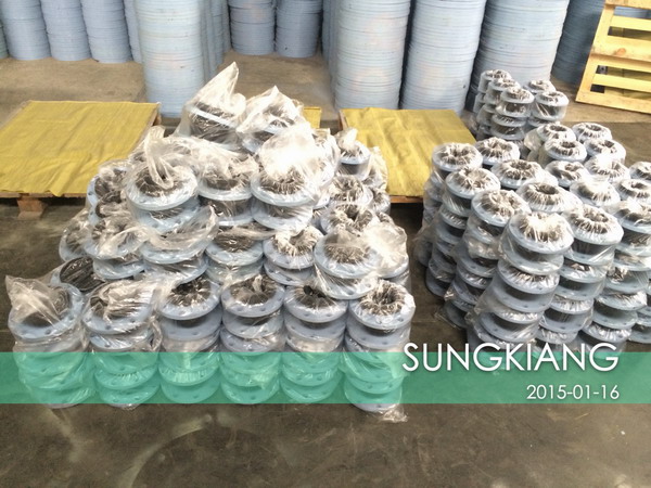 水泵配套橡膠接頭發貨現場