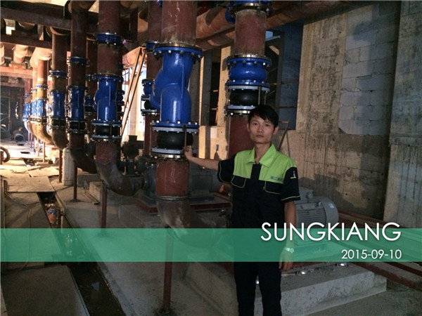 上海淞江橡膠接頭用于姑蘇金茂府項目