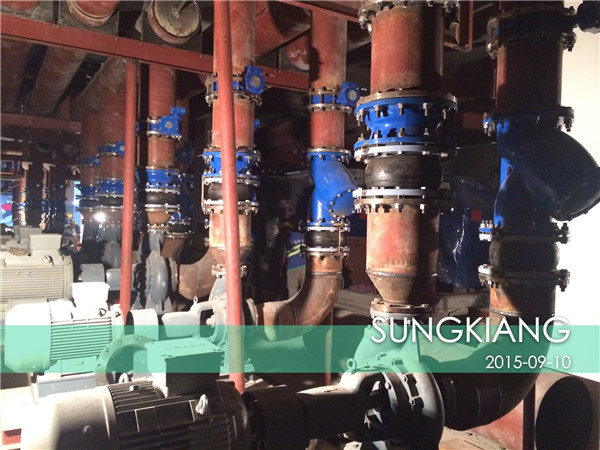 上海淞江橡膠接頭用于姑蘇金茂府項目