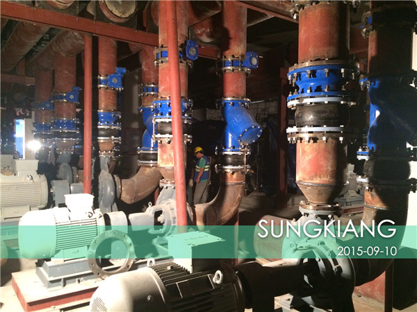 上海淞江橡膠接頭用于姑蘇金茂府項目