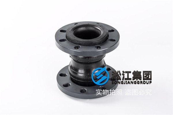 華能德州工廠閥后管道PVC,DN100,雙球橡膠接頭