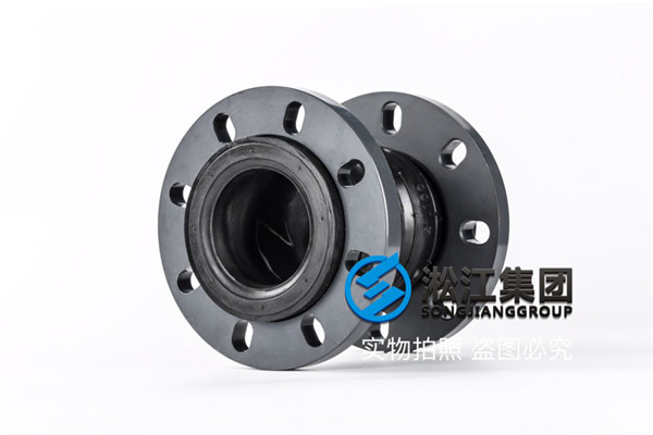 華能德州工廠閥后管道PVC,DN100,雙球橡膠接頭