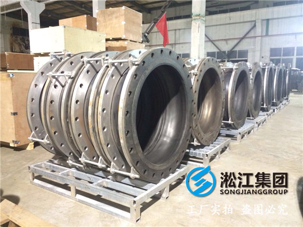 DN250,1.6MPa法蘭片,2.5MPa橡膠接頭,帶限位拉桿