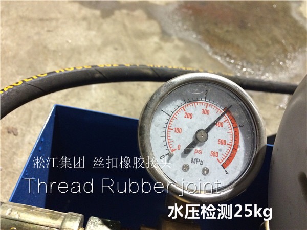 法蘭接DN50一DN300的橡膠接頭,絲牙接DN25一DN50的絲扣